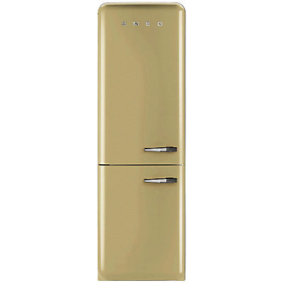 Smeg FAB32LNC Fridge Freezer, A++ Energy Rating, Left-Hand Hinge, 60cm Wide, Cream Smeg FAB32LNC Fridge Freezer, A++ Energy Rating, Left-Hand Hinge, 60cm Wide, Cream